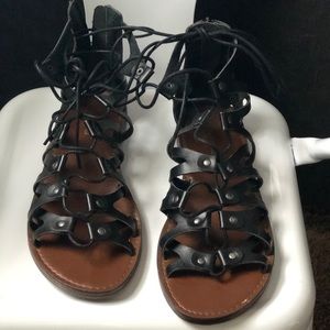 Lace up sandals